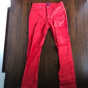 NYDJ Candy Apple Red Skinny Jeans